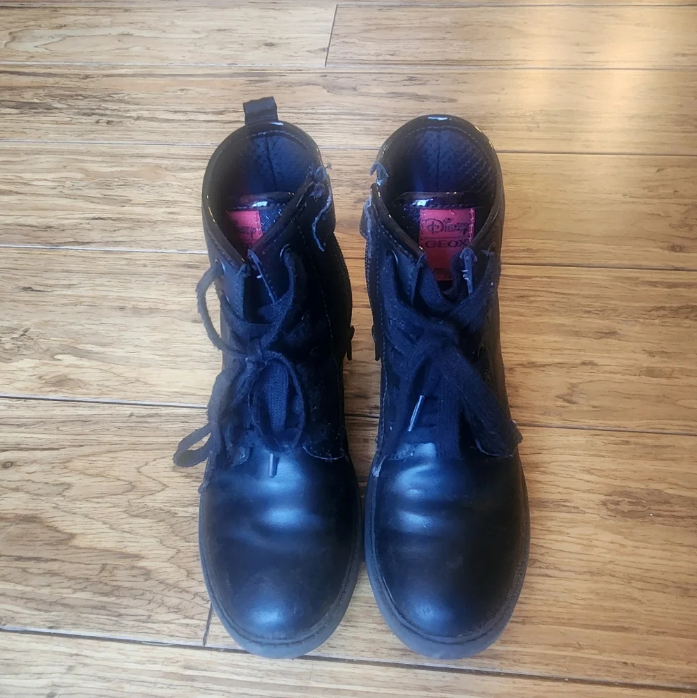 Geox J. Casey Ankle Boots Disney Minnie Mouse, Girls Size US 2/ EU 33